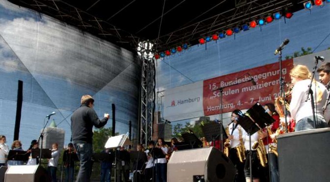 Bundesbegegnung „Schulen Musizieren“ – Open Air an den Landungsbrücken